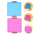 thumbnail image 3 of Miangastore Blocs de Gelée Double Face Geoboard Rose 2 Pcs, 3 of 8