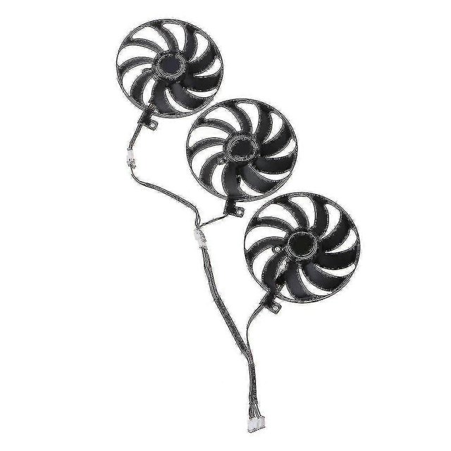 3pcs 88mm T129215su 7pin Cooling Fan For Rog Strix Rtx 2080 2080ti 12v 0.5a
