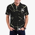 thumbnail image 1 of Fotbe Spiders On The Web Camiseta Polo de Golf para Hombre con Estampado – Camisa Deportiva Transpirable con Cuello Abotonado-X-Large, 1 of 6