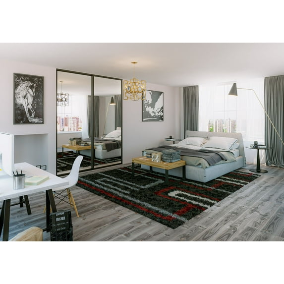 Mirror Sliding Glass Closet Doors 2 Panels By Doors22