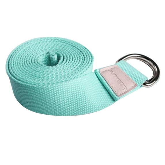 Yoga Exercise Strap with Adjustable D-Ring Buckle Loop , for Pilates Dance Gymnastics