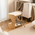 thumbnail image 4 of Costway 2-tier Cat Tower for Indoor Cats with Double Beds Removable & Washable Cushions, 4 of 9