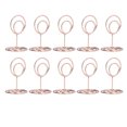thumbnail image 4 of Table Number Holder, Convenient Practical Gift Card Holder Small Compact Round Base Widely Applicable  For Offices For Anniversary Parties For Home ANGGREK Oro rosa, 4 of 8