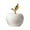 White, variant on CarpNettore Ceramic Apple Statue Decorative Figurine Collectible Simple Desktop Ornament for Black