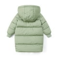 thumbnail image 5 of Chbgutlmr Baby Clothes Kids Long Sleeve Hooded Jackets Button down Zipper Knee Length Warm Quilted Winter Coats, 5 of 8