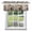 White Khaki Beige, variant on Kitchen Cafe Valance Curtain for Small Windows,Winter Owls Christmas Berry Rod Pocket Short Valances,42x12in