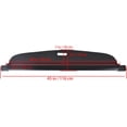 thumbnail image 4 of SHZAITOR Rear Luggage Cargo Cover Trunk Shield Replacement for 2016-2020 Prius Hatchback 4-Door, 4 of 7