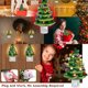 thumbnail image 3 of Ounissouiy Lámpara creativa con enchufe de pared para árbol de Navidad, luz de ambiente de Papá Noel de dibujos animados de resina resistente y Iluminación navideña blanco, 3 of 6