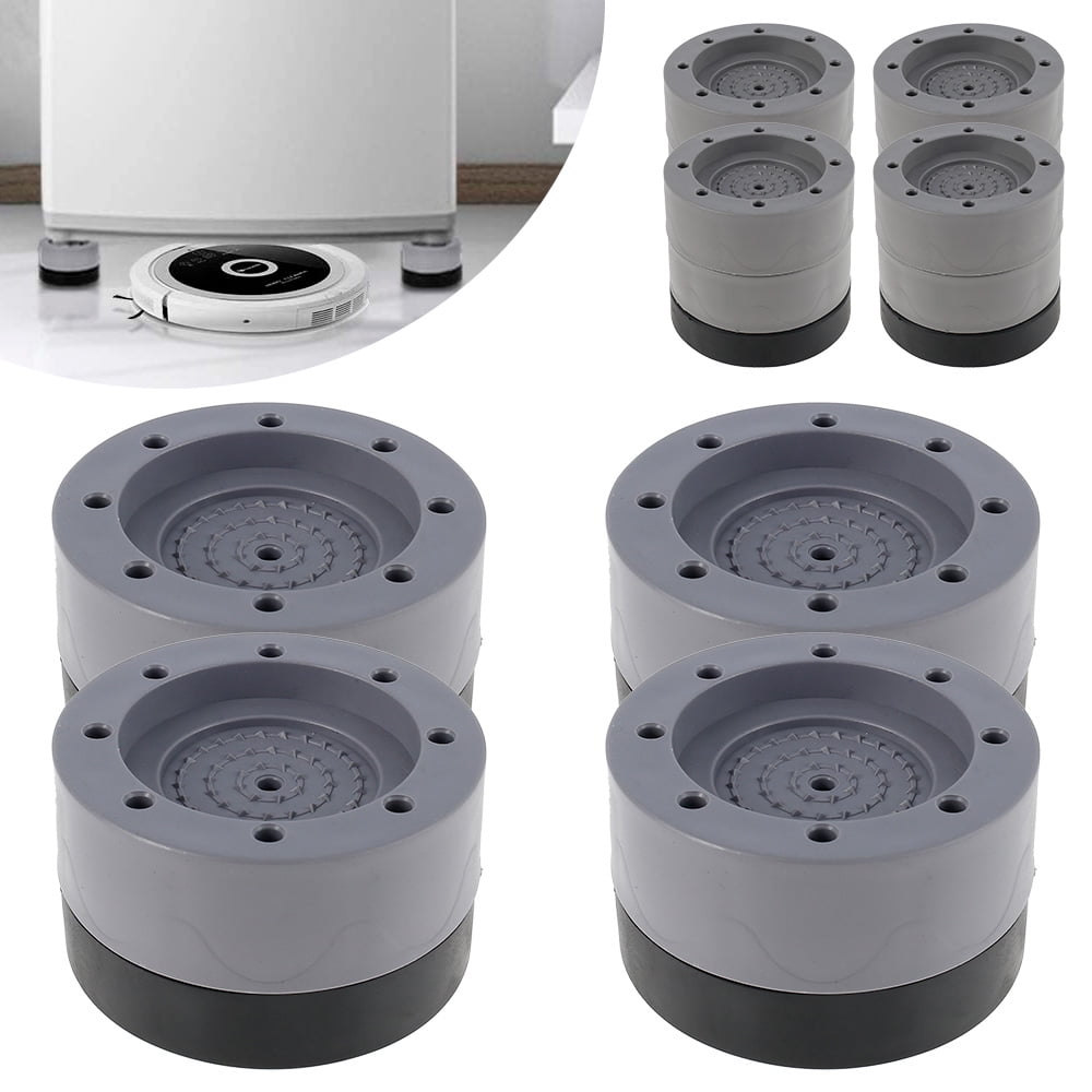 best washing machine anti vibration pads Amazon.com: Anti Vibration Pads for Washing Machine with HexaGrip - Stops  Washer Dryer Moving, Walking - Prevents Noise, Vibration Transfer - Rubber  Antivibration Stabilizer Support Feet Mat main image 0