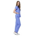 thumbnail image 5 of Adar Universal Scrubs For Women - Double Stitched Mock Wrap Scrub Top, 5 of 7