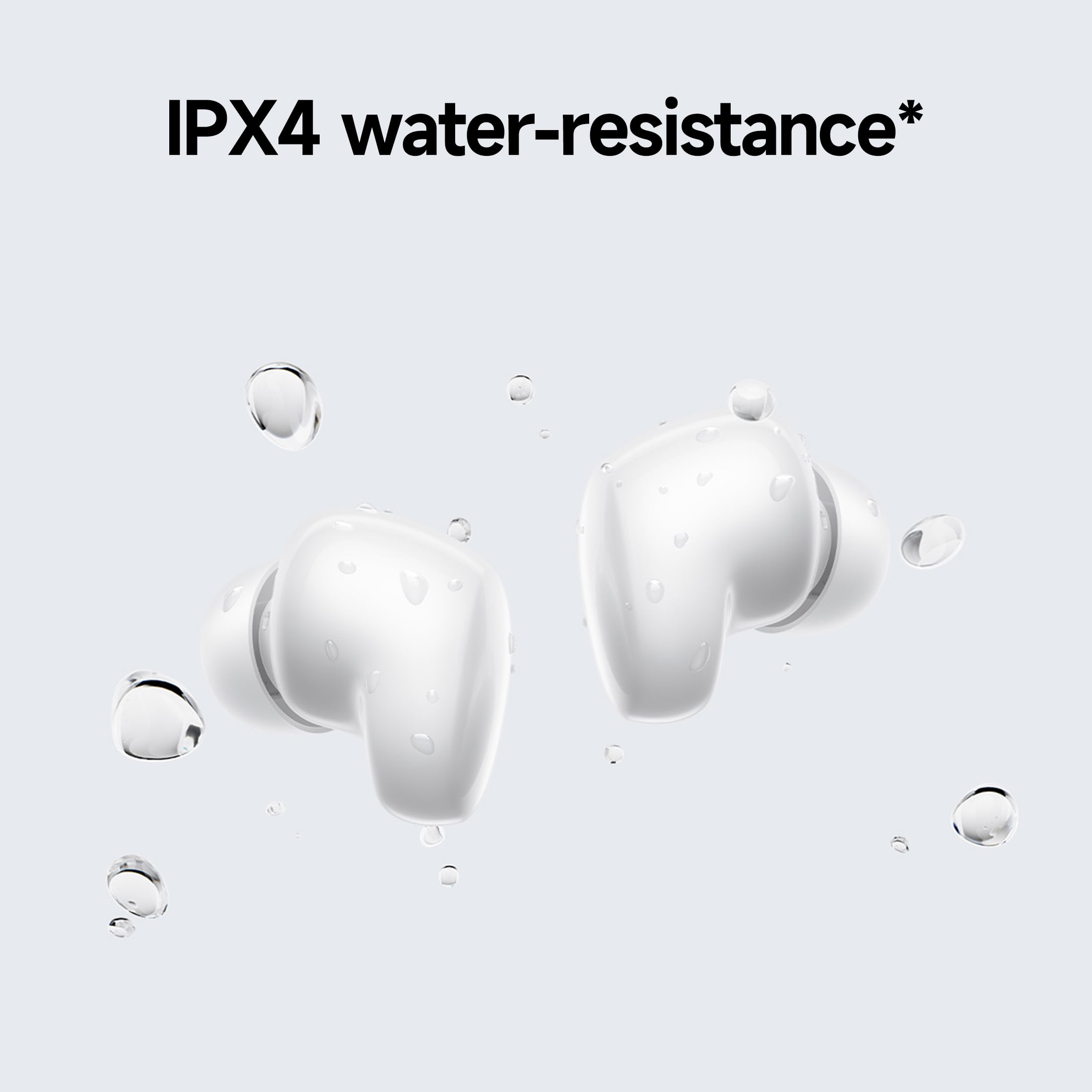 Xiaomi Redmi Buds 6 Play | 10mm Dynamic Driver | AI Noise Reduction | Up to 36-Hour Battery Life | Bluetooth® 5.4 | Touch Control - Global Version - (White)