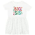 thumbnail image 3 of Inktastic Big Sis Girls Cute Sister Announcement Girls Toddler Dress, 3 of 5