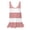 Pink, variant on Staron Summer Tops for Women Casual Fashion Striped Round Neck Sleeveless Loose Basic Comfy Tank Top with Pockets, Black XL