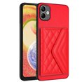 thumbnail image 6 of Back Wallet Case for Samsung Galaxy A05 with RFID Blocking Card Holders Stand Function Shockproof PU Leather Wallet Case with Wrist Lanyard for Samsung Galaxy A05, Red, 6 of 9