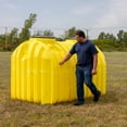 thumbnail image 5 of Norwesco Double Compartment Septic Tank with Gaskets and Tees, 1000 Gallon, Yellow, 5 of 8