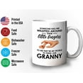 thumbnail image 3 of Grandma Mug White 11Oz - Little Fingers Granny - Grandma Family Birthday Granddaughter Grandson, 3 of 7