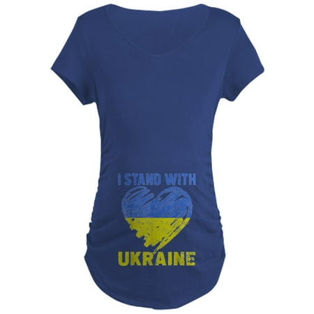 

CafePress - Ukrainian Lover I Stand With Ukr Maternity T Shirt - Maternity Dark T-Shirt