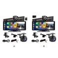 thumbnail image 3 of Transemion ABS Portable 10.26Inch HD IPS Touchscreen Car Stereo Dual Lens Dash Cam DVR Support Wireless Android Auto & with TF CardMonitor Android Auto 128GB, 3 of 6