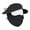 X4 Black, variant on Unisex Sun Protection Full Face Mask, UPF 50 Balaclava with Wide Cap Brim, Breathable Face Cover Hat Outdoor Activities Summer Cycling Hiking Travel,Color:Dark Gray