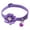 Purple The collars can be adjusted from 19 cm to 32 cm, variant on Small Dog Collar with Flower, Puppy Collar for Girl Dog Collars for Small Dogs Cute Dog Collar with Bell, Adjustable Length Purple