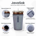 thumbnail image 5 of Sok It JavaSok Iced Coffee & Cold Soda Insulated Neoprene Cup Sleeve (Ho Ho Ho!, Large: 30 - 32oz), 5 of 6