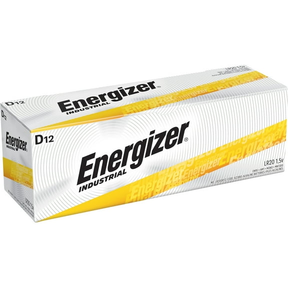 Energizer, EVEEN95CT, Industrial Alkaline D Batteries, 72 / Carton