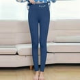 thumbnail image 6 of Ahabrexf Pants for Women,Thick Lamb Wool Fleece-Lined Leggings with Small Printed Design, 6 of 9