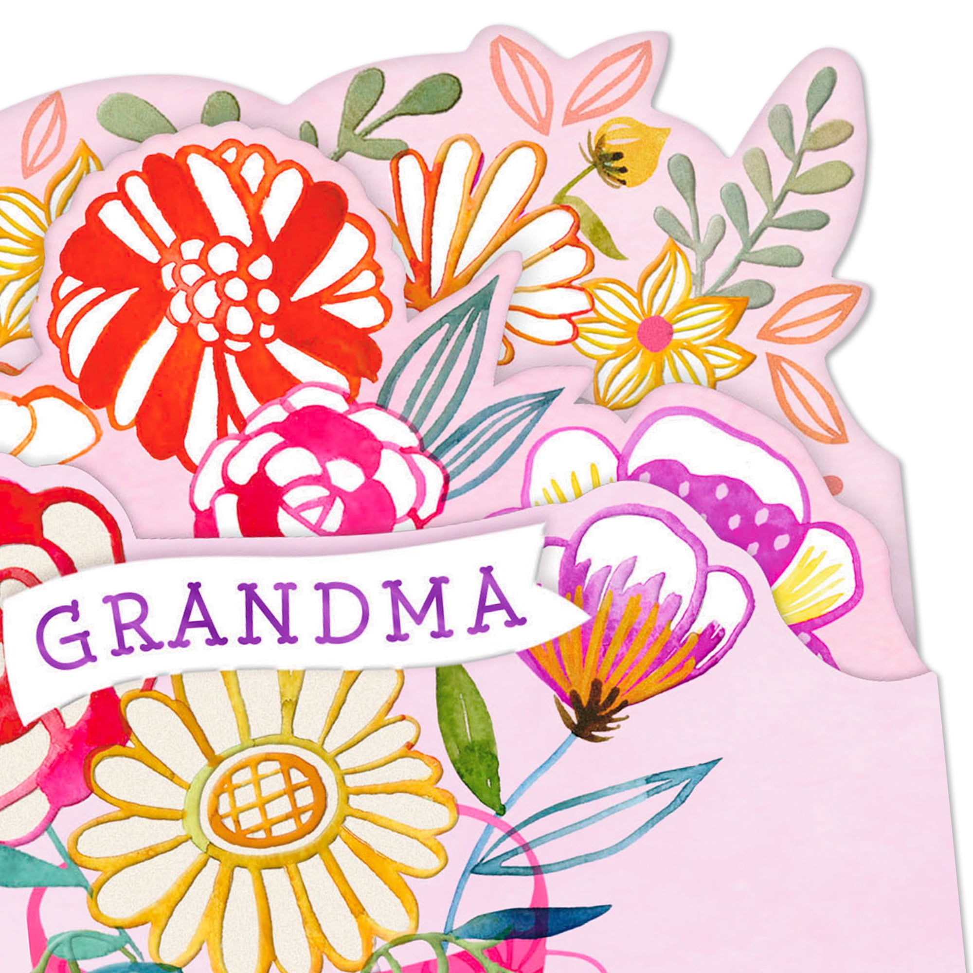 Hallmark Birthday Card for Grandma (Sweet Memories and Kind Hugs)
