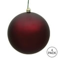 thumbnail image 3 of 6" Burgundy Matte Ball UV 4/Bag, 3 of 5