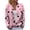 Light pink, variant on longantii Halloween Knit Sweater for Women Button Front Long Sleeve Ghost Pumpkin Print Lightweight Casual Party Cardigan