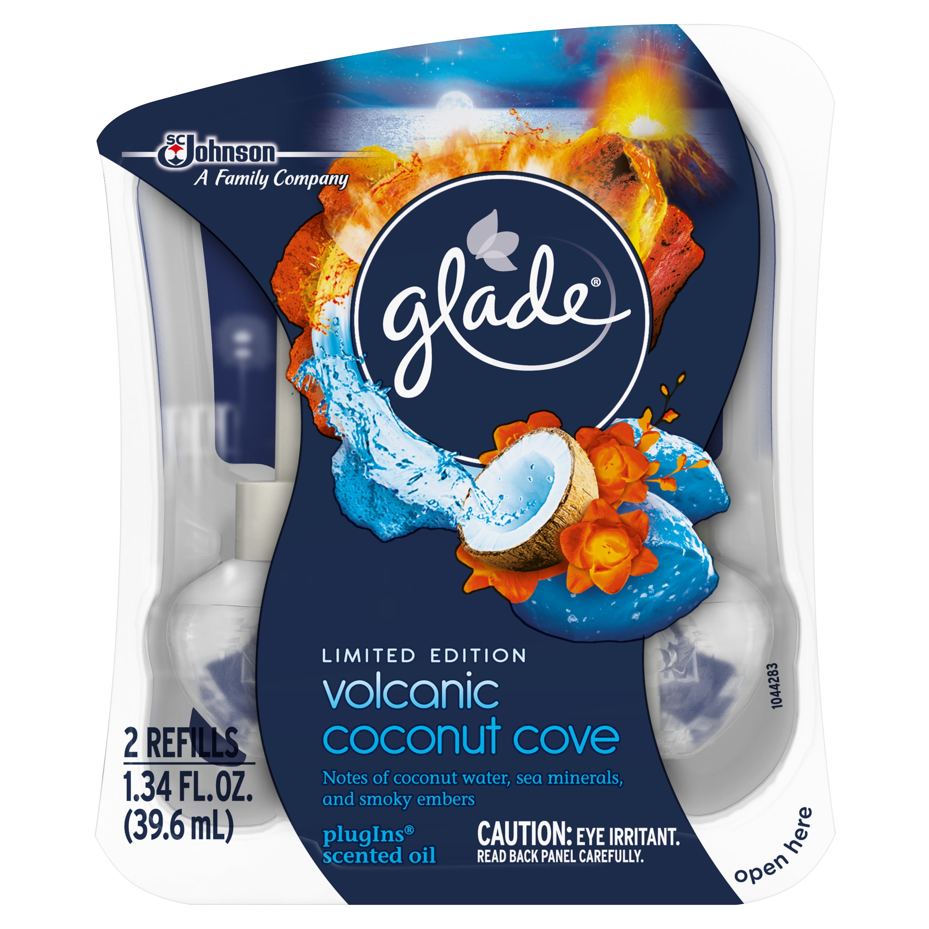 Glade PlugIns Scented Oil Air Freshener Refill, Volcanic Coconut Cove