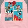 thumbnail image 3 of Toy Story 4 - Woody And Jessie - Toddler & Youth Girls Raglan Graphic T-Shirt, 3 of 5