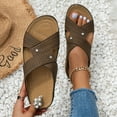thumbnail image 5 of DAFEI Sandales de Plage Sandales pour Femmes Sandales de Plage pour Dames Chaussures Compensées d'Été Pantoufles pour Femmes Sandales Bohèmes Chaussures Mode, 5 of 5