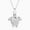Silver, variant on Personalized Embossed Titanium Steel Turtle Shape Pendant Necklace