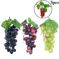 thumbnail image 1 of 3 Bunches Artificial Grape Lifelike Decorative Artificial Fruit Photography Prop, 1 of 9