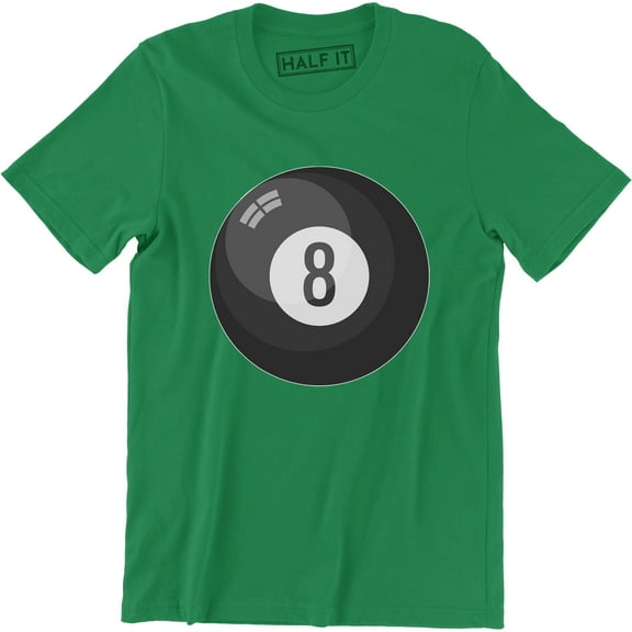 8 Ball Billiards Pool Hall Shark Hustler Cue League Magic Eight Ball Tee Shirt