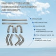 thumbnail image 5 of Kojem 8PC 2.5" OD Stainless Steel 304 DIY Custom Mandrel Exhaust Pipe Straight &Bend Kit, 5 of 7