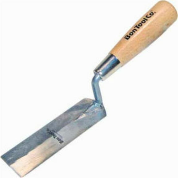 Bon Tool B607799 5 x 2 in. Pro Carbon Steel Margin Trowel Wood Handle