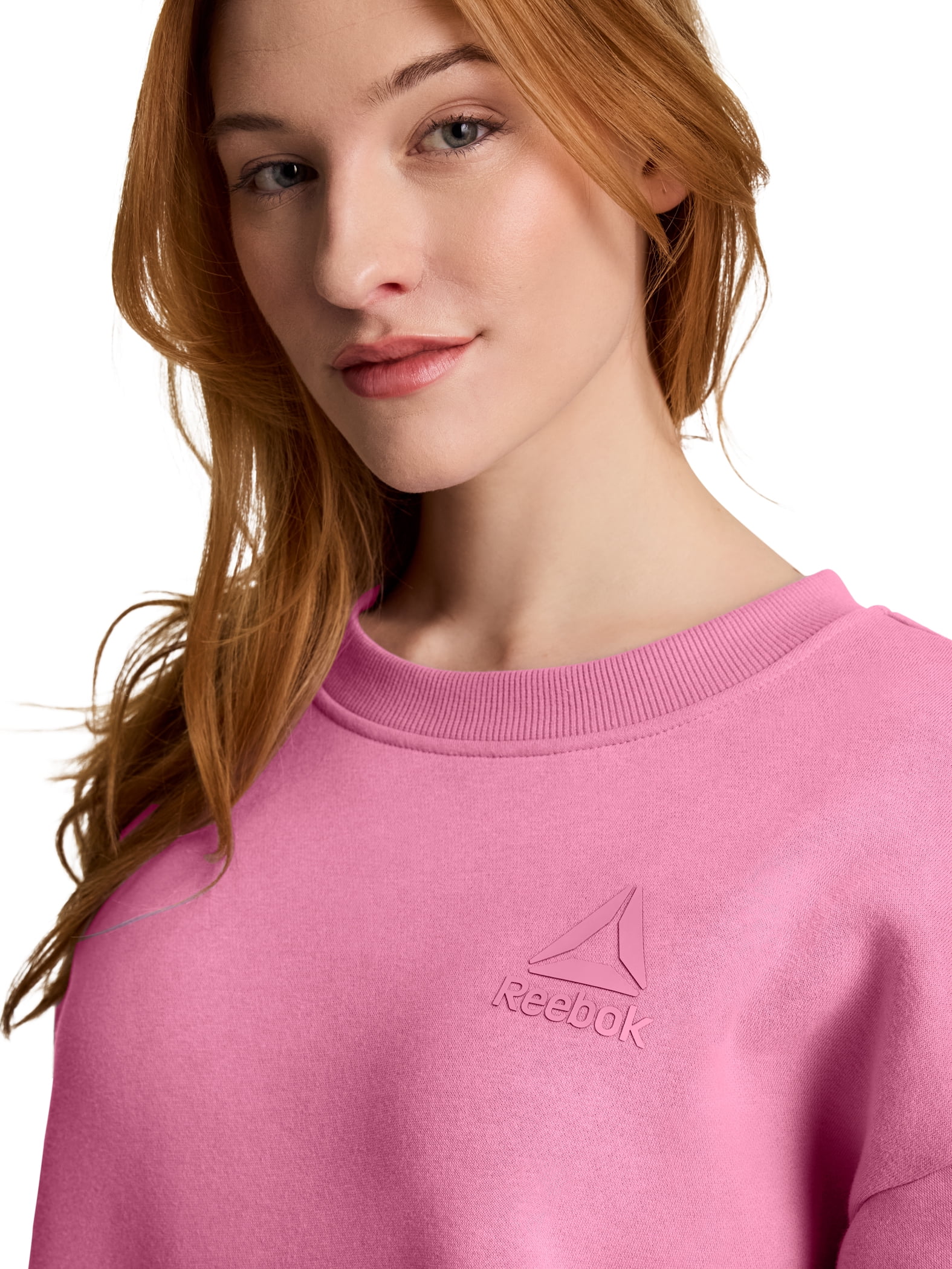 Reebok Women's and Women's Plus Weekender Oversized Crewneck, Sizes XS-4X