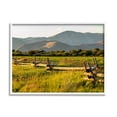 thumbnail image 4 of Stupell Industries Grassland Farm Fence Countryside Sunny Mountain Scene Photograph White Framed Art Print Wall Art, Design by Steve Smith, 4 of 5