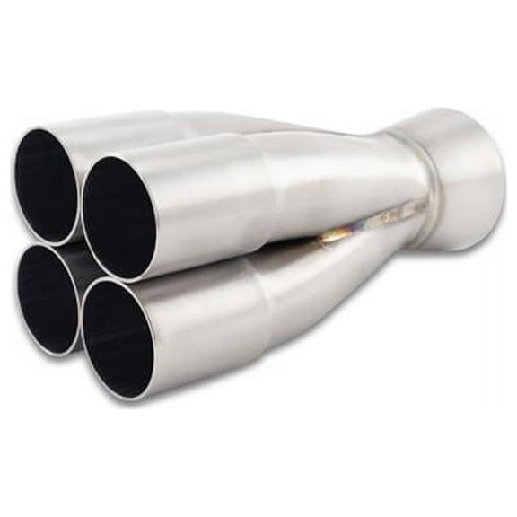 Vibrant 4-1 SS Merge Collector (1.50in Inlet Slipover ID 2.00in Merge Outlet OD)
