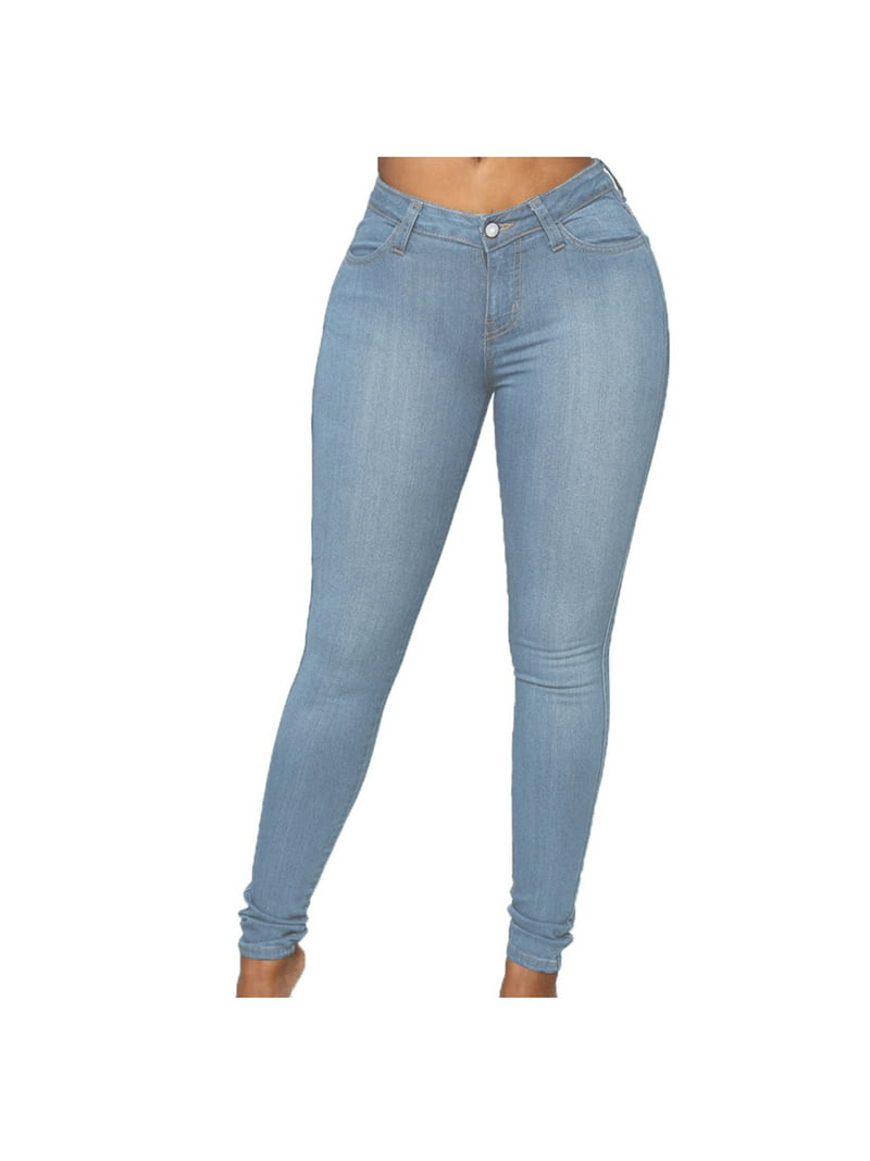 score Dyster Rusland Hunpta Jeans For Women Skinny Jeans Plus Size Fashion Casual Pencil Pants -  Walmart.com
