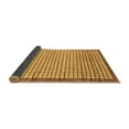 thumbnail image 2 of Ahgly Company Indoor Square Checkered Brown Modern Area Rugs, 8' Square, 2 of 4