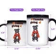 thumbnail image 4 of Happy Thanksgiving Pitbull with Turkey Pumpkins Autumn Vibes Heat Color Changing Mug Terrier Dog Lover Magic Coffee Mug - 12018, 4 of 4