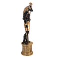 thumbnail image 3 of Design Toscano The Egyptian Grand Ruler Collection: Life-Size Khnum Statue atop a Temple Column Mount, 3 of 7