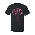 thumbnail image 2 of Wild Bobby Breast Cancer Awareness Pink Tree Words of Encouragement Breast Cancer Awareness Men Tee, Black, Small, 2 of 6