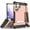 Blush Pink, variant on Tri-Shield Series for Samsung Galaxy S22 Ultra 5G Case, Tri-Shield [Military Grade] Rugged Cover with Metal Kickstand [Includes Wrist Strap Lanyard]