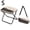 Khaki, variant on Camping Chair, Portable Folding Stool, Shoulder Strap Clutch Bag Stool with Thickened Oxford Cloth and Waterproof for Fishing Hiking and Outdoor Travel