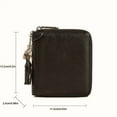 thumbnail image 4 of Womens Coin Purse Credit  Zip Leather Card Case RFID Blocking, 4 of 9