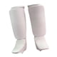 thumbnail image 4 of Espinilleras para Muay Thai, cómodas, protectoras para pies, equipo de protección para piernas blanco, 4 of 9